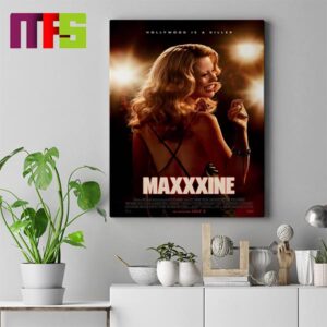 Official Poster MAXXXINE Hollywood Is A Killer In Theaters July 5 Home Decor Poster Canvas