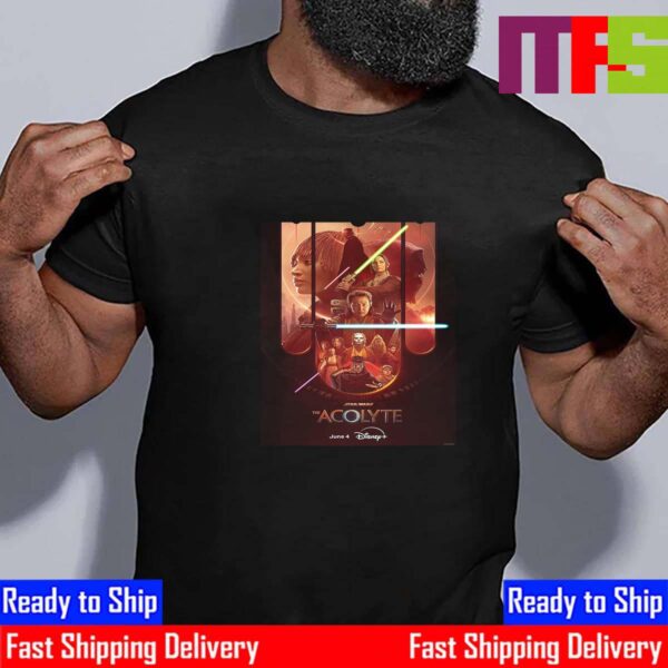 Official Poster Star Wars The Acolyte June 4th 2024 Essential T-Shirt