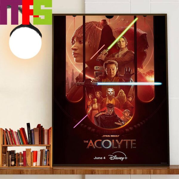 Official Poster Star Wars The Acolyte June 4th 2024 Wall Decor Poster Canvas