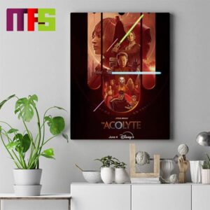 Official Poster Star Wars The Acolyte On Disney June 4 Home Decor Poster Canvas
