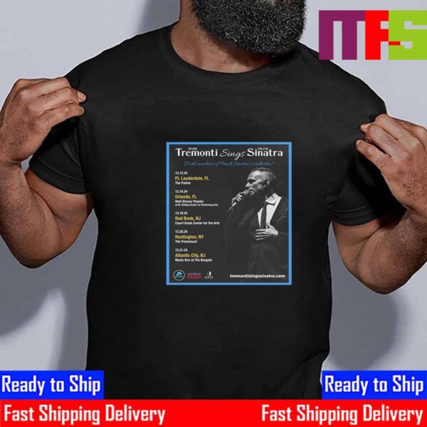 Official Poster Tremonti Sings Sinatra Tour December 2024 Essential T-Shirt