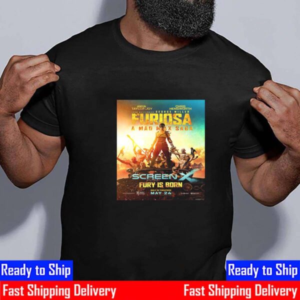 Official Poter Furiosa A Mad Max Saga ScreenX Poster Essential T-Shirt