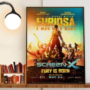 Official Poter Furiosa A Mad Max Saga ScreenX Poster Wall Decor Poster Canvas