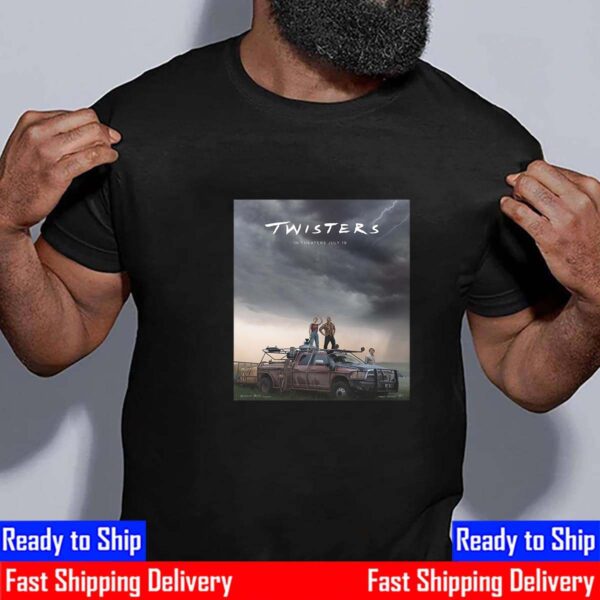 Official Poter Twisters On Theaters July 19th 2024 Essential T-Shirt