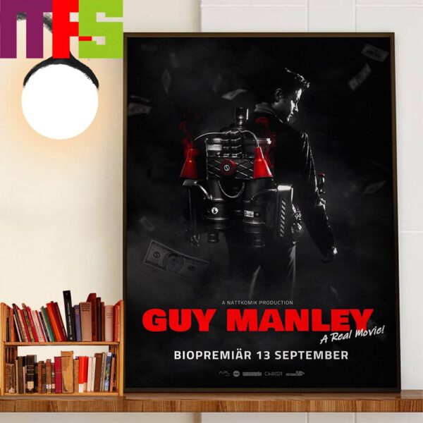 Official Teaser Poster Guy Manley A Real Movie 2024 Wall Art Decor Poster Canvas