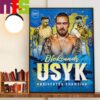 Oleksandr Usyk Beats Tyson Fury To Become The Undisputed Heavyweight World Champion Home Decorations Poster Canvas