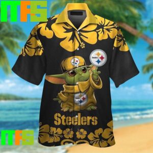 Pittsburg Steelers Baby Yoda Star Wars Tropical Aloha Hawaiian Shirt Gifts For Men And Women Hawaiian Shirt