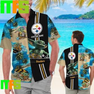 Pittsburg Steelers Baby Yoda Tropical Aloha Hawaiian Shirt Gifts For Men And Women Hawaiian Shirt