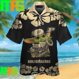 Purdue Boilermakers Baby Yoda Tropical Aloha Hawaiian Shirt Gifts For Men And Women Hawaiian Shirt Purdue Boilermakers Baby Yoda Tropical Aloha Hawaiian Shirt Gifts For Men And Women Hawaiian Shirt