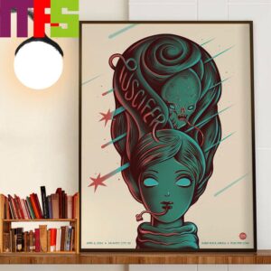 Puscifer Poster At Hard Rock Arena Atlantic City NJ April 6th 2024 Wall Decor Poster Canvas