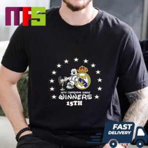 Real Madrid And Mickey Mouse Disney Champion League Winner 2024 Essential T-Shirt Real Madrid And Mickey Mouse Disney Champion League Winner 2024 Essential T-Shirt