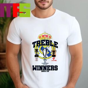 Real Madrid Treble Winner Champions League 2024 Essential T-Shirt Real Madrid Treble Winner Champions League 2024 Essential T-Shirt