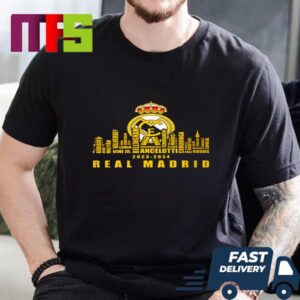 Real Madrid Winner 15th Champion League London 2024 Hala Madrid Pattern Skylines Essential T-Shirt