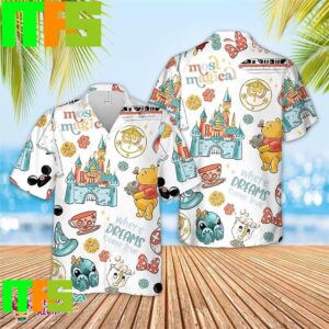 Retro Disney Spring Castle Boo Peep Stitch Pooh Floral Star Wars Minnie Ears Tropical Aloha Hawaiian Shirt Gifts For Men And Women Hawaiian Shirt