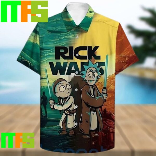 Rick And Morty 25 Rick Wars Star Wars Funny Tropical Aloha Hawaiian Shirt Gifts For Men And Women Hawaiian Shirt