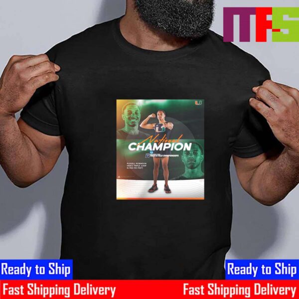 Russell Robinson Is The 2024 NCAA Division I Indoor Track And Field Championships National Champion Essential T-Shirt