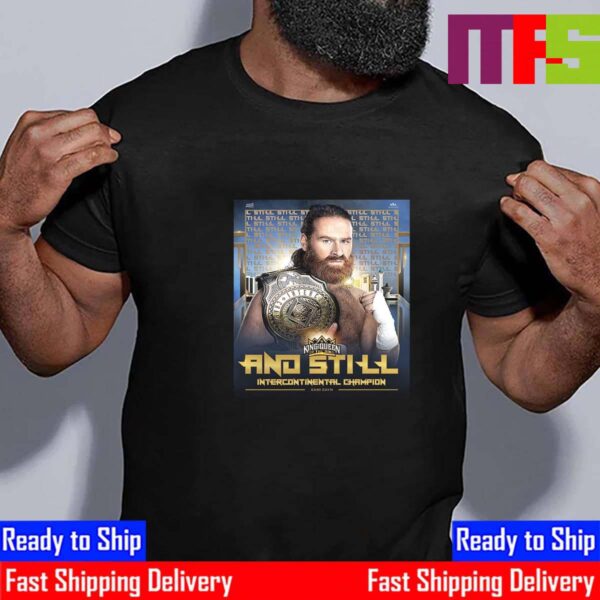 Sami Zayn And Still Intercontinental Champion At WWE King And Queen Of The Ring 2024 Essential T-Shirt