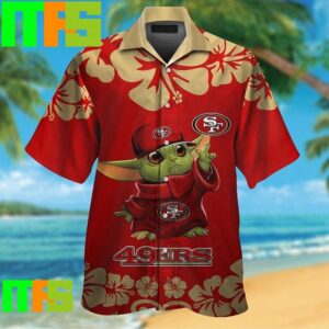 San Francisco 49ers Baby Yoda Tropical Aloha Hawaiian Shirt Gifts For Men And Women Hawaiian Shirt San Francisco 49ers Baby Yoda Tropical Aloha Hawaiian Shirt Gifts For Men And Women Hawaiian Shirt