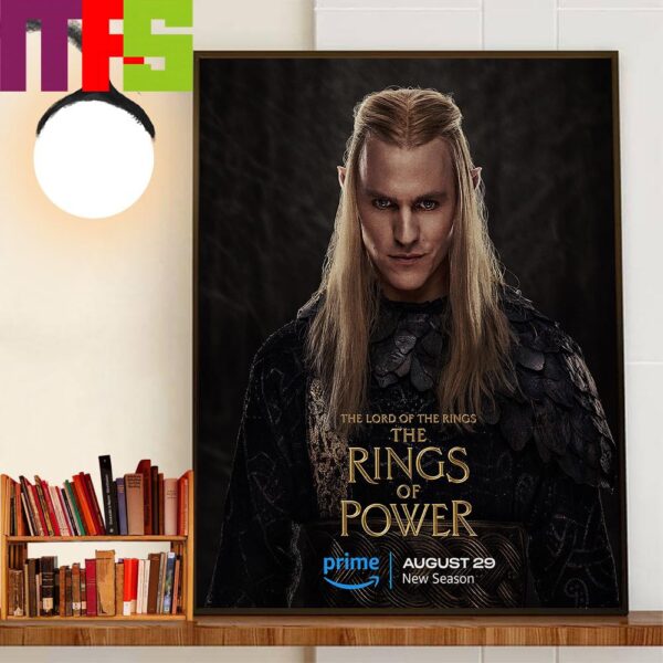 Sauron In The Lord Of The Rings The Rings Of Power Season 2 Official Poster August 29th Home Decor Poster Canvas