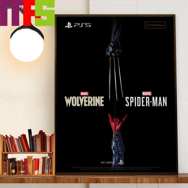 Spider Man And Wolverine Games Are In The Same Universe On PS5 Wall Decor Poster Canvas