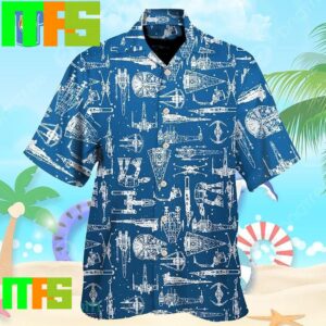 Star Trek Space Ships For Star Wars Movie Fans Tropical Aloha Hawaiian Shirt Gifts For Men And Women Hawaiian Shirt