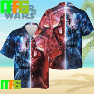 Star Wars Attire with Darth Vader Tropical Aloha Hawaiian Shirt Gifts For Men And Women Hawaiian Shirt