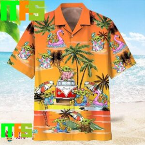 Star Wars Baby Yoda Summer Holiday Beach Tropical Aloha Hawaiian Shirt Gifts For Men And Women Hawaiian Shirt