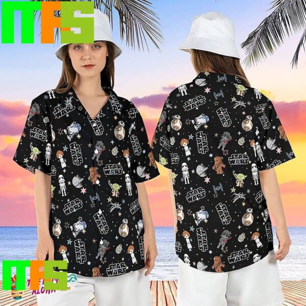 Star Wars Characters Galaxy Edge Tropical Aloha Hawaiian Shirt Gifts For Men And Women Hawaiian Shirt