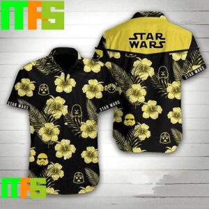 Star Wars Darth Vader Chewbacca Stormtrooper Heads Silhouette Tropical Aloha Hawaiian Shirt Gifts For Men And Women Hawaiian Shirt