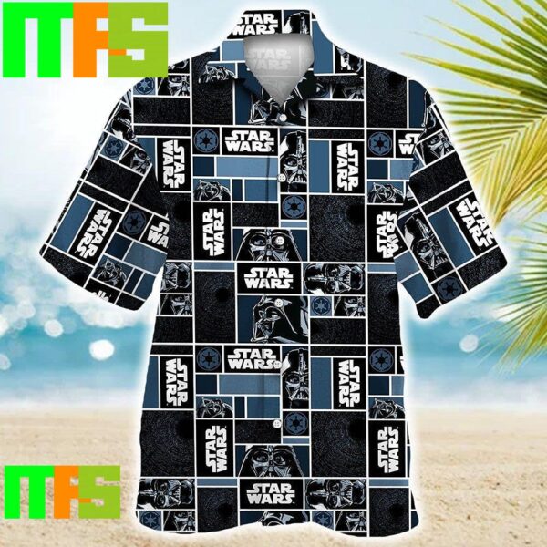 Star Wars Darth Vader Geometric Pattern Black Tropical Aloha Hawaiian Shirt Gifts For Men And Women Hawaiian Shirt