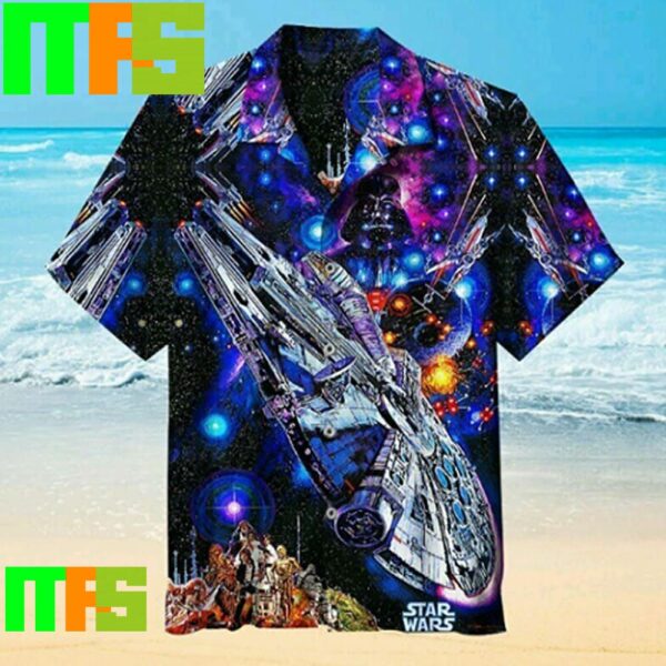 Star Wars Darth Vader Millennium Falcon Tropical Aloha Hawaiian Shirt Gifts For Men And Women Hawaiian Shirt
