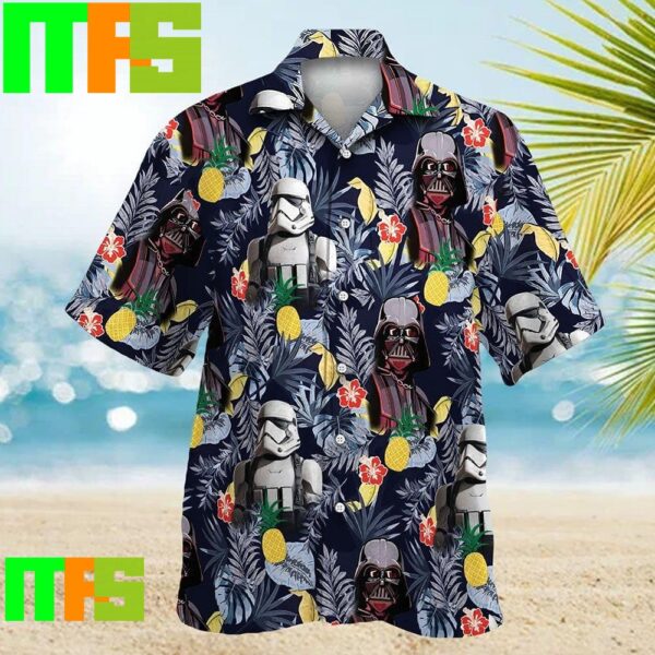 Star Wars Darth Vader Stormtrooper Flower Tropical Aloha Hawaiian Shirt Gifts For Men And Women Hawaiian Shirt1