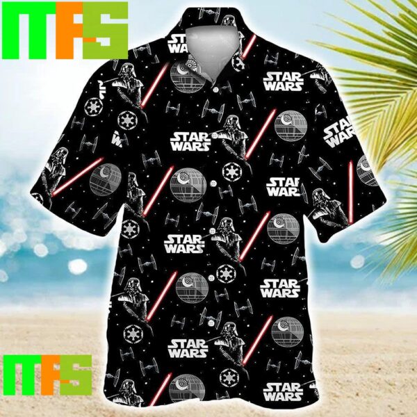 Star Wars Darth Vader With Light Saber Tropical Aloha Hawaiian Shirt Gifts For Men And Women Hawaiian Shirt