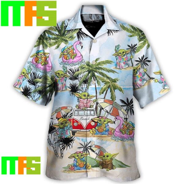 Star Wars Disney Baby Yoda So Cool Tropical Aloha Hawaiian Shirt Gifts For Men And Women Hawaiian Shirt