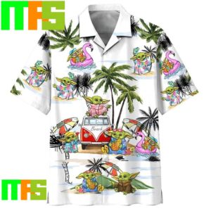 Star Wars Disney Baby Yoda Tropical Aloha Hawaiian Shirt Gifts For Men And Women Hawaiian Shirt
