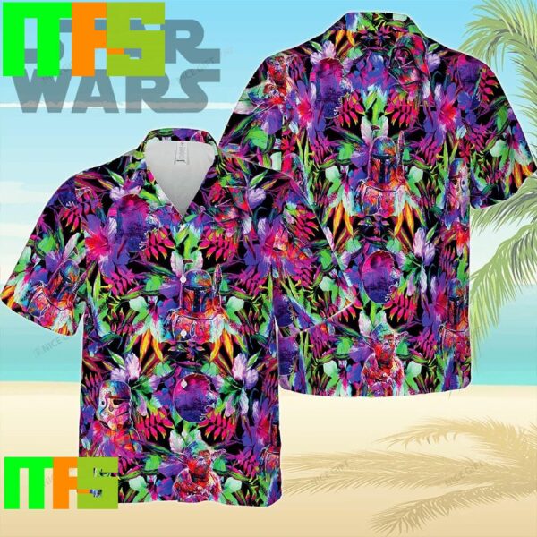 Star Wars Epic Adventures Illustrated on Tropical Aloha Hawaiian Shirt Gifts For Men And Women Hawaiian Shirt