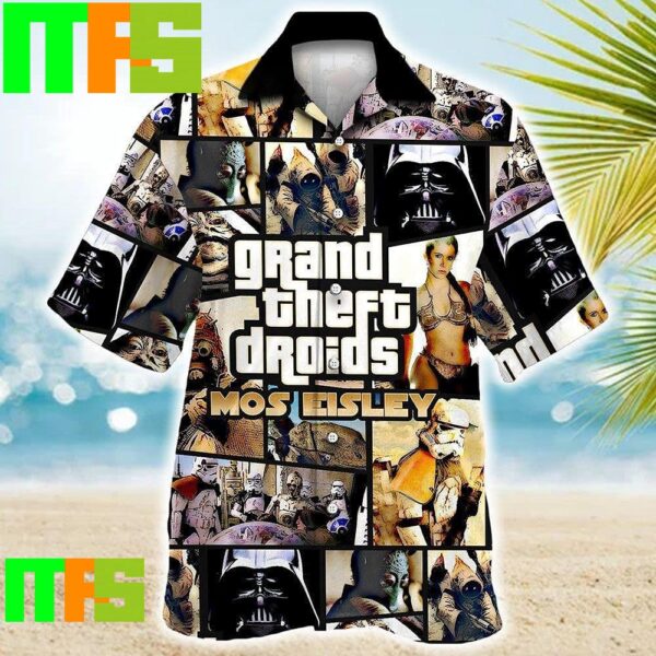 Star Wars Grand Theft Droids Mos Eisley Tropical Aloha Hawaiian Shirt Gifts For Men And Women Hawaiian Shirt