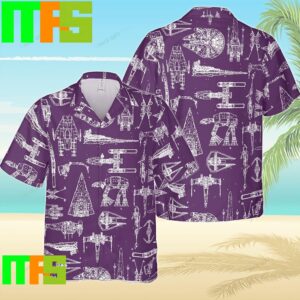 Star Wars Hawaiian Shirt with Space Ships Design Tropical Aloha Hawaiian Shirt Gifts For Men And Women Hawaiian Shirt