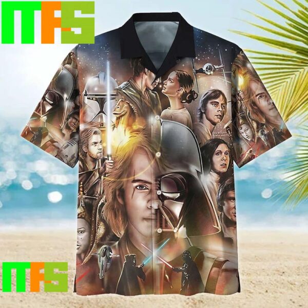 Star Wars Pattern Movie Tropical Aloha Hawaiian Shirt Gifts For Men And Women Hawaiian Shirt