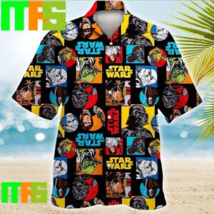 Star Wars Pattern Colorful Tropical Aloha Hawaiian Shirt Gifts For Men And Women Hawaiian Shirt