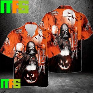 Star Wars Spooky Halloween Sunset Tropical Aloha Hawaiian Shirt Gifts For Men And Women Hawaiian Shirt