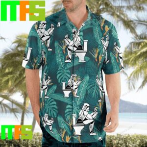 Star Wars Stormtroopers Toilet Tropical Aloha Hawaiian Shirt Gifts For Men And Women Hawaiian Shirt