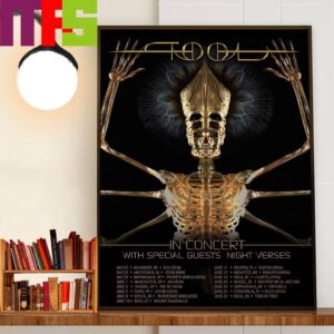 TOOL effing TOOL Kicks Off Europe-UK Tour At The Zag Arena Wall Art Decor Poster Canvas TOOL effing TOOL Kicks Off Europe-UK Tour At The Zag Arena Wall Art Decor Poster Canvas