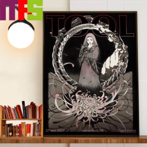 TOOL effing TOOL With Night Verses At Ziggo Dome Amsterdam NL May 27th 2024 Wall Art Decor Poster Canvas