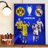 Congrats Real Madrid Are Laliga Champions 2023-2024 Wall Decor Poster Canvas