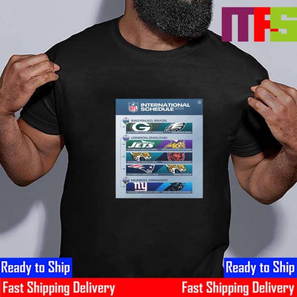 The 2024 NFL International Schedule Is Set Essential T-Shirt