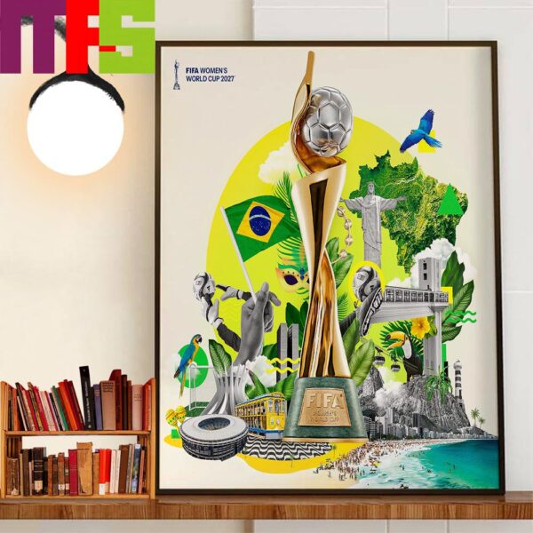 The 2027 FIFA Womens World Cup Hosted By Brazil Home Decorations Wall Art Poster Canvas