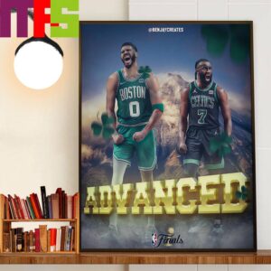The Boston Celtics Have Advanced To The NBA Finals For The 2nd Time In The Last 3 Years Wall Art Decor Poster Canvas