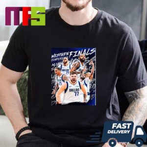 The Dallas Mavericks Are Western Conference Champions 2024 Essential T-Shirt