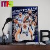 Luka Doncic Wins The Magic Johnson Trophy Western Conference Finals MVP 2024 Home Decor Poster Canvas